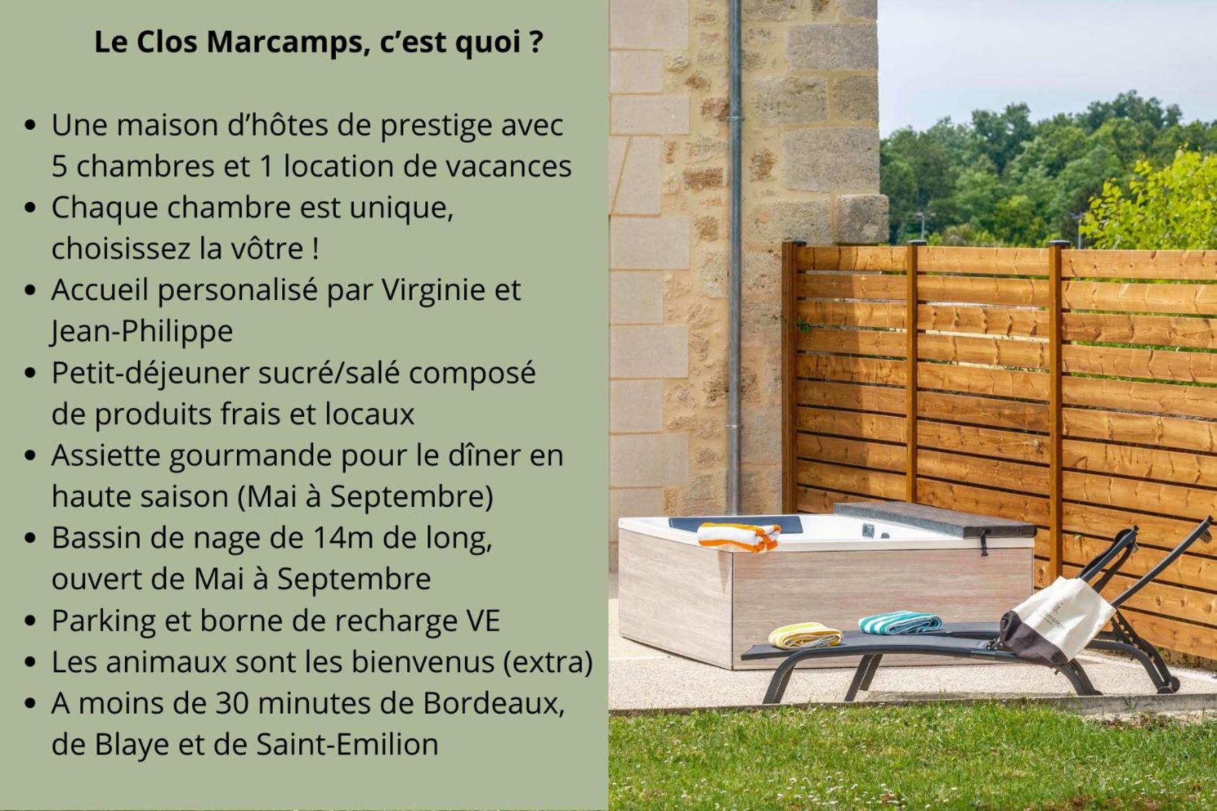 Clos Marcamps - Teritoria Prignac-et-Marcamps Ngoại thất bức ảnh